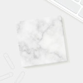 Classy Elegant White Marble Pattern Post-it® Notes