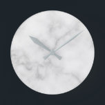 Classy Elegant White Marble Pattern Ronde Klok<br><div class="desc">Classy Elegant White Marble Pattern Gift.
Ideaal als cadeau voor huisverwarming, huwelijkscadeau, feestcadeau en cadeau voor speciale gelegenheden.</div>