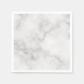 Classy Elegant White Marble Pattern Servet (Voorkant)