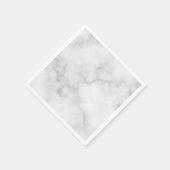 Classy Elegant White Marble Pattern Servet (Hoek)