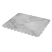 Classy Elegant White Marble Pattern Snijplank (Hoek)