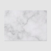 Classy Elegant White Marble Pattern Tissuepapier (Voorkant)