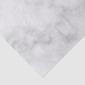 Classy Elegant White Marble Pattern Tissuepapier (Detail)