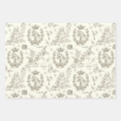 Classy elegante chique ruitertoilet inpakpapier vel (Voorkant 3)