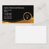 Classy elektricien elektrische service Visitekaart Visitekaartje (Voorkant / Achterkant)