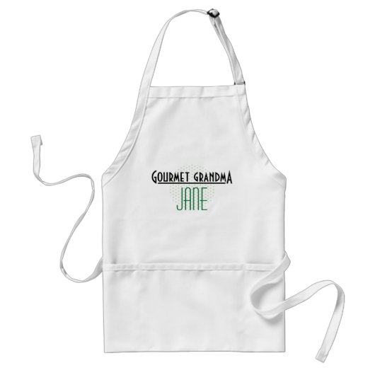 Classy en Apron met Polka Dots Standaard Schort (Voorkant)