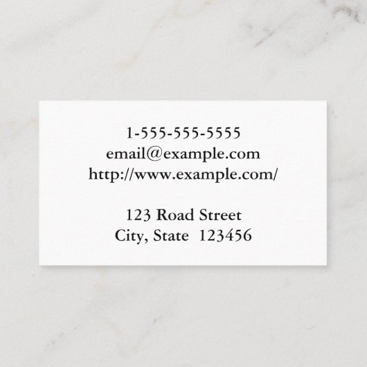 Classy en Basic Barrister bij het Visitekaartje va (Achterkant)