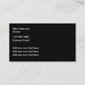 Classy en Cool Automotive Visitekaartjes Nieuw (Achterkant)