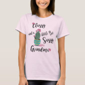 Classy en een beetje sassy oma t-shirt (Voorkant)