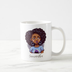 Classy en Elegant Afro Woman Koffiemok