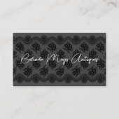 Classy en Elegant Antieke Dealer Visitekaartje (Voorkant)