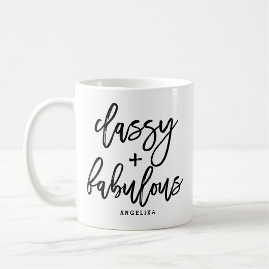 Classy en Fabulous Brush Typography Script-Mok Koffiemok (Links)