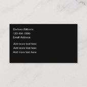 Classy en glitzy Blauwgroen faux glittery Visiteka Visitekaartje (Achterkant)