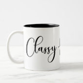 Classy- en Sassy-Mok Tweekleurige Koffiemok (Links)