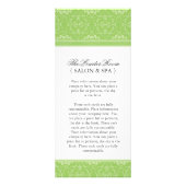 Classy en stijlvolle salon en spa rack Kaart (Voorkant)