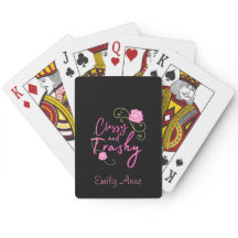 Classy en Trashy Pink Rose gepersonaliseerd