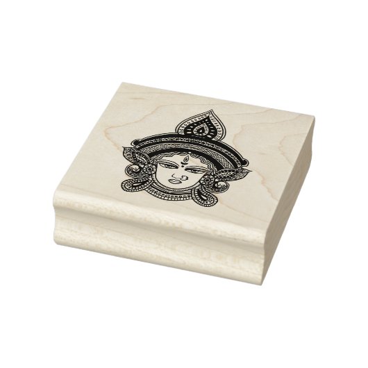 Classy etnische Durga Maa | Indiase godin Rubberstempel (Stempel)