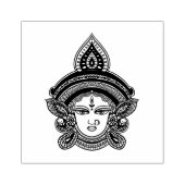 Classy etnische Durga Maa | Indiase godin Rubberstempel (Afrduk)