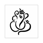 Classy etnische Ganesha | Indiase God Tekening Rubberstempel (Afrduk)