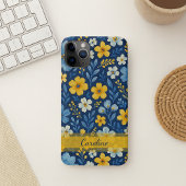 Classy Etnische Mediterrane Bloemenkunst Patroon Case-Mate iPhone Case