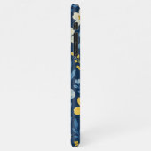 Classy Etnische Mediterrane Bloemenkunst Patroon iPhone Hoesje (Linkerkant)