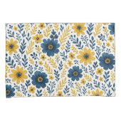 Classy Etnische Mediterrane Bloemenkunst Patroon Kussensloop (Voorkant-Rechts)