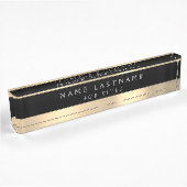 Classy Executive Black Gold Professional Naambordje