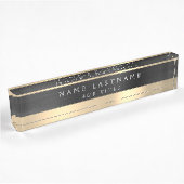 Classy Executive Black Gold Professional Naambordje