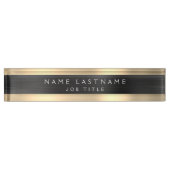 Classy Executive Black Gold Professional Naambordje (Voorkant)