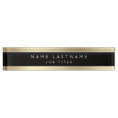 Classy Executive Black Gold Professional Naambordje (Voorkant)