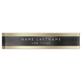 Classy Executive Black Gold Professional Naambordje (Voorkant)
