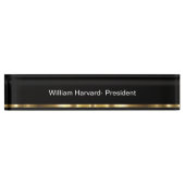 Classy Executive Company President Desk Plaque Naambordje (Voorkant)