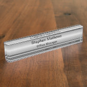 Classy Executive Desk Naam Borden Naambordje (Zijkant)