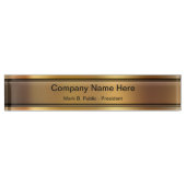 Classy Executive Desk Naam Borden Naambordje (Voorkant)
