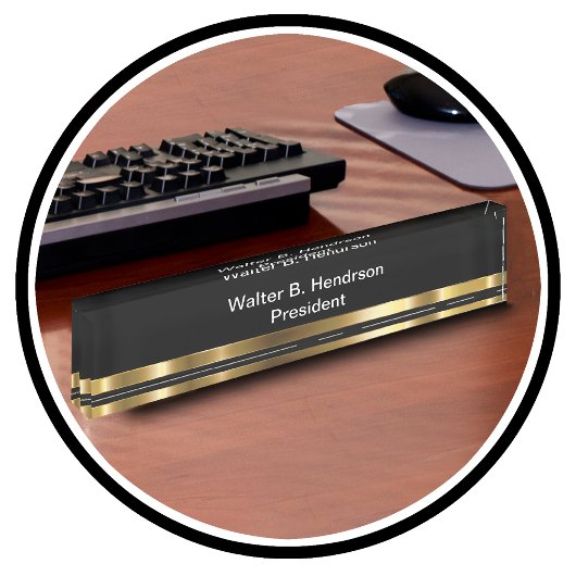 Classy Executive Desk Plaque Naambordje