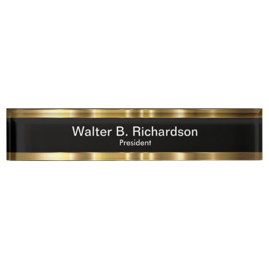 Classy Executive Gift Dea Naambordje (Voorkant)