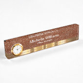 Classy Executive Gift Leather Look Desk Name Plate Naambordje