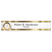 Classy Executive Gift Naam Plaque Naambordje (Voorkant)