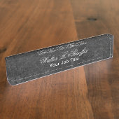 Classy Executive Gift Naambordje (Zijkant)