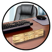 Classy Executive Gift Name Bord Monogram Naambordje