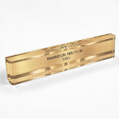 Classy Executive Gift Name Bord Monogram Naambordje