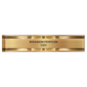 Classy Executive Gift Name Bord Monogram Naambordje (Voorkant)