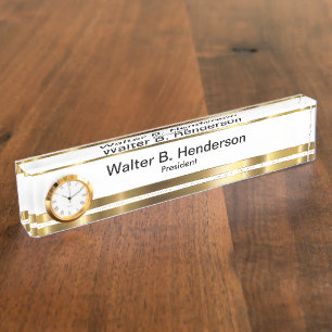 Classy Executive Gift Name Plaque Naambordje
