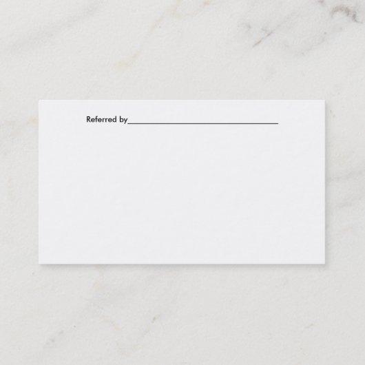 Classy Executive Taxi Car Service Visitekaartje (Achterkant)