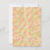 Classy Fall laat Thanksgiving-invitaties achter Kaart (Achterkant)