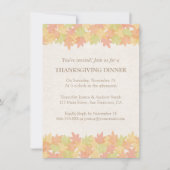 Classy Fall laat Thanksgiving-invitaties achter Kaart (Voorkant)