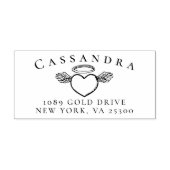 Classy familienaam Retouradres Zelfinktende Stempel (Design)