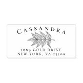 Classy familienaam Retouradres Zelfinktende Stempel (Design)