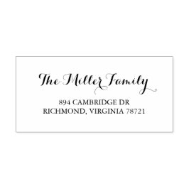 Classy familienaam Retouradres Zelfinktende Stempel