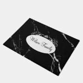Classy Family Name Monogram Home Welkom Mats Deurmat (Schuin)